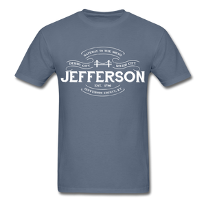 Jefferson County Vintage Banner T-Shirt - denim