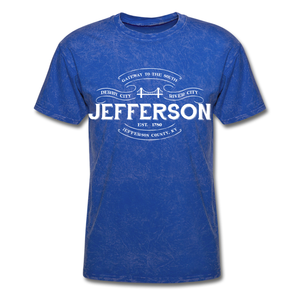 Jefferson County Vintage Banner T-Shirt - mineral royal