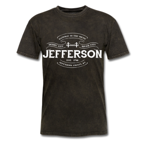 Jefferson County Vintage Banner T-Shirt - mineral black