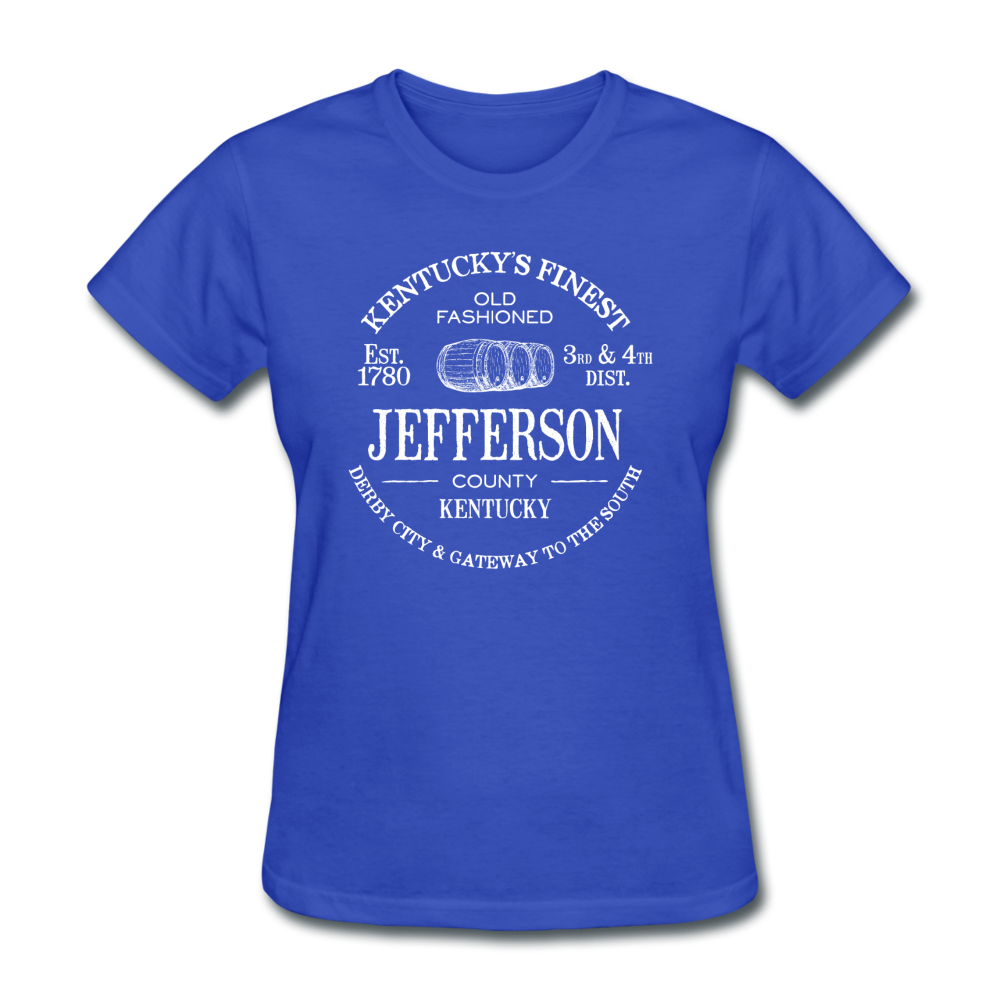 Jefferson County Vintage KY's Finest Women's T-Shirt - royal blue