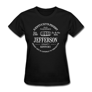 Jefferson County Vintage KY's Finest Women's T-Shirt - black