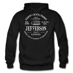 Jefferson County Vintage KY's Finest Hoodie - black