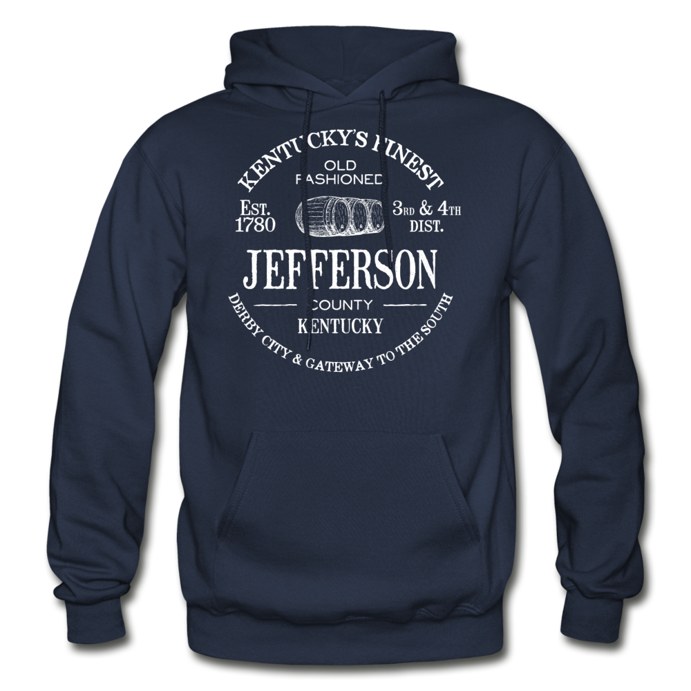 Jefferson County Vintage KY's Finest Hoodie - navy