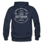 Jefferson County Vintage KY's Finest Hoodie - navy