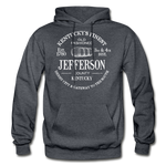 Jefferson County Vintage KY's Finest Hoodie - charcoal gray