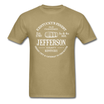 Jefferson County Vintage KY's Finest T-Shirt - khaki