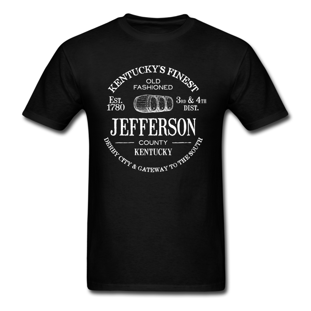 Jefferson County Vintage KY's Finest T-Shirt - black