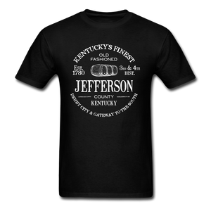 Jefferson County Vintage KY's Finest T-Shirt - black