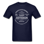 Jefferson County Vintage KY's Finest T-Shirt - navy