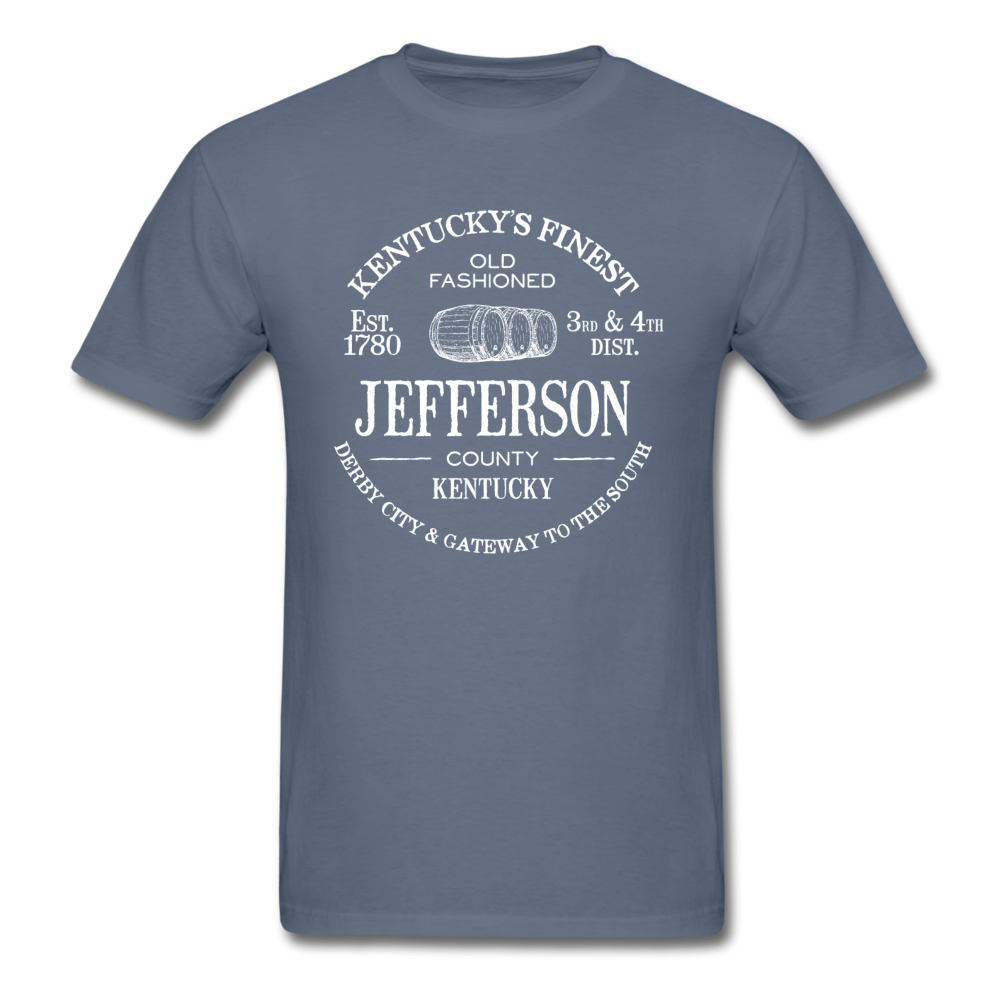 Jefferson County Vintage KY's Finest T-Shirt - denim