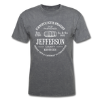 Jefferson County Vintage KY's Finest T-Shirt - mineral charcoal gray