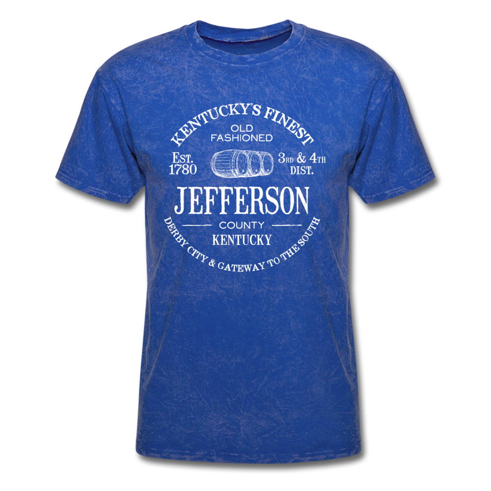 Jefferson County Vintage KY's Finest T-Shirt - mineral royal