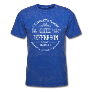 Jefferson County Vintage KY's Finest T-Shirt - mineral royal