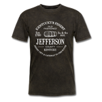 Jefferson County Vintage KY's Finest T-Shirt - mineral black