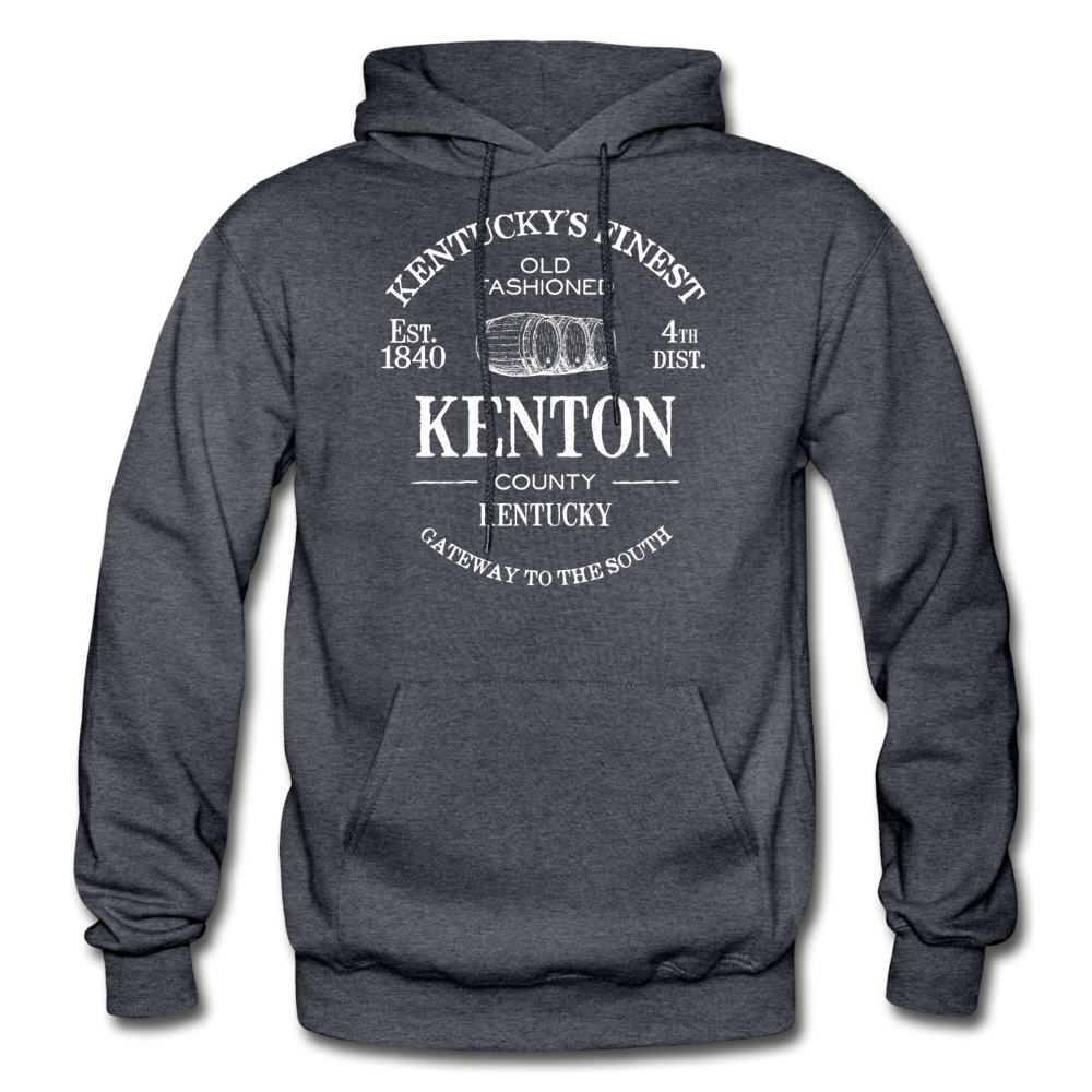 Kenton County Vintage KY's Finest Hoodie - charcoal gray