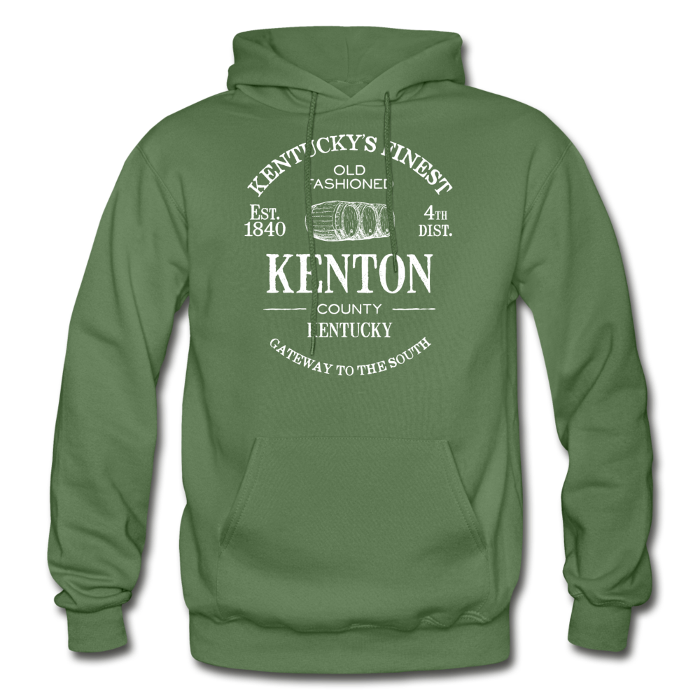 Kenton County Vintage KY's Finest Hoodie - military green