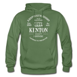 Kenton County Vintage KY's Finest Hoodie - military green