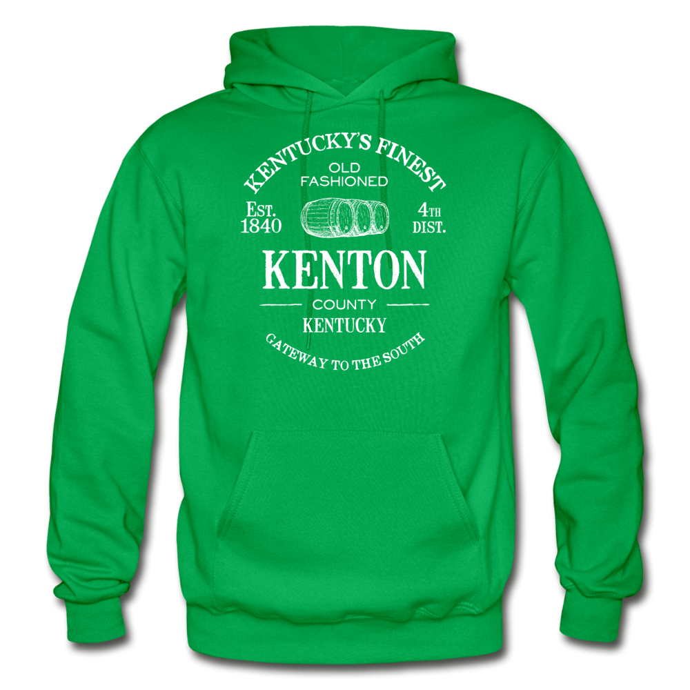 Kenton County Vintage KY's Finest Hoodie - kelly green