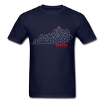 Kenton County Map T-Shirt - navy