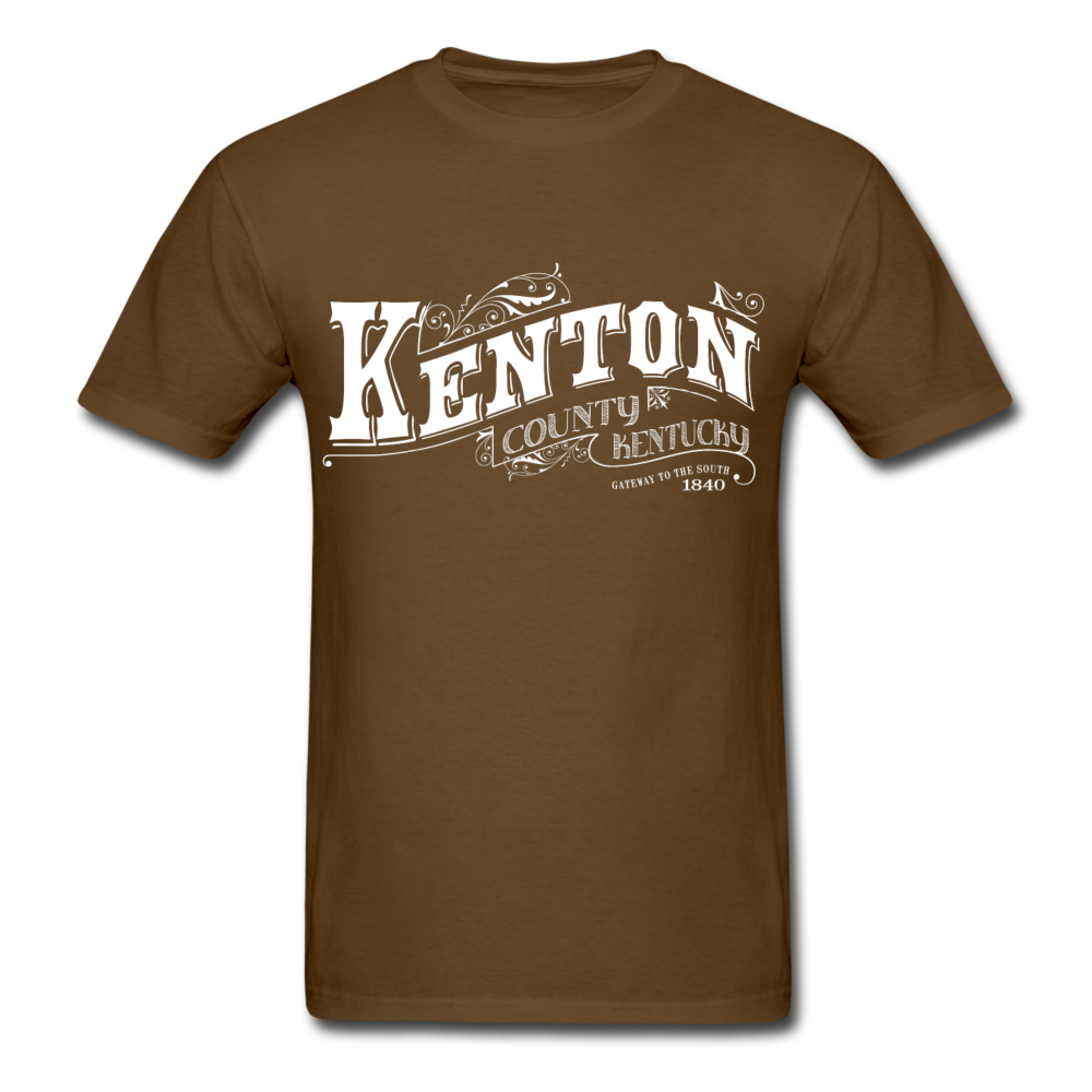 Kenton County Ornate T-Shirt - brown
