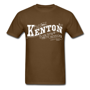 Kenton County Ornate T-Shirt - brown