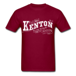 Kenton County Ornate T-Shirt - burgundy