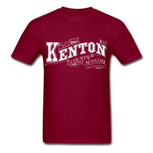Kenton County Ornate T-Shirt - burgundy