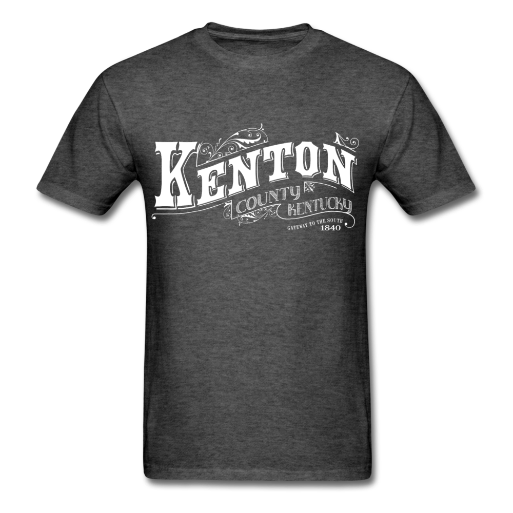 Kenton County Ornate T-Shirt - heather black