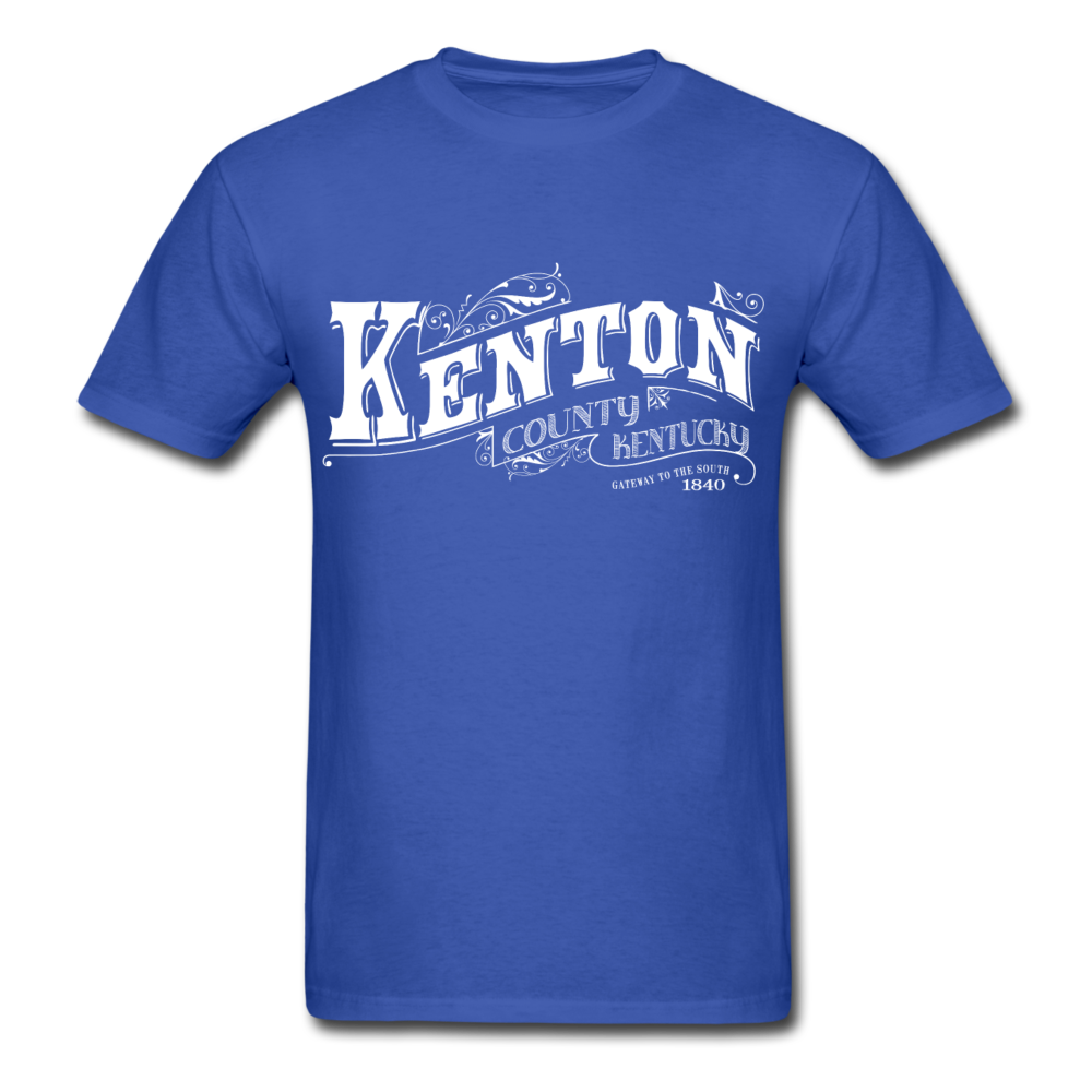 Kenton County Ornate T-Shirt - royal blue
