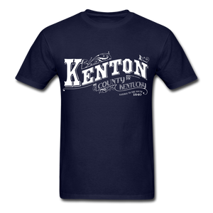 Kenton County Ornate T-Shirt - navy