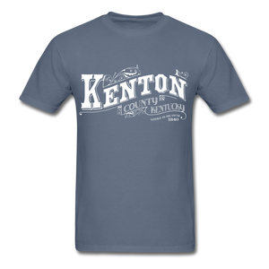 Kenton County Ornate T-Shirt - denim