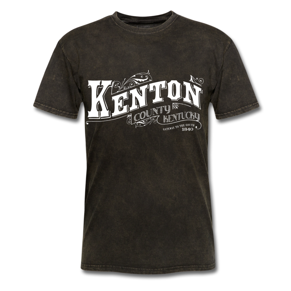 Kenton County Ornate T-Shirt - mineral black