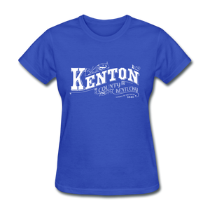 Kenton County Ornate Women's T-Shirt - royal blue