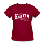 Kenton County Ornate Women's T-Shirt - dark red