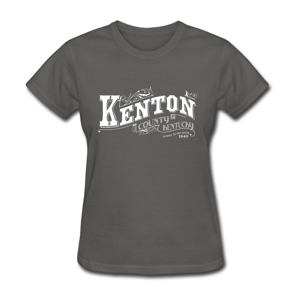 Kenton County Ornate Women's T-Shirt - charcoal