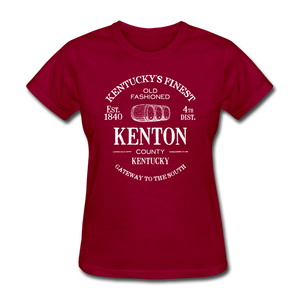 Kenton County Vintage KY's Finest Women's T-Shirt - dark red