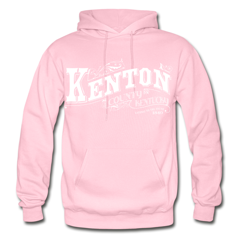 Kenton County Ornate Hoodie - light pink