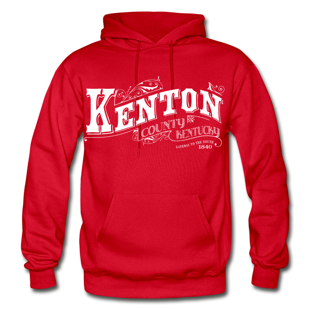 Kenton County Ornate Hoodie - red