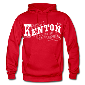 Kenton County Ornate Hoodie - red