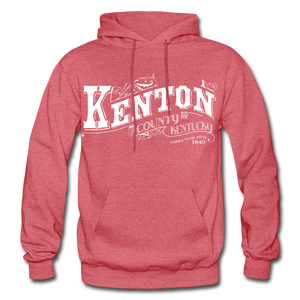 Kenton County Ornate Hoodie - heather red