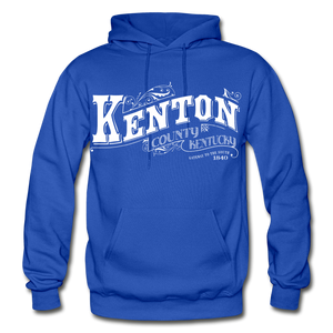 Kenton County Ornate Hoodie - royal blue