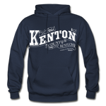 Kenton County Ornate Hoodie - navy