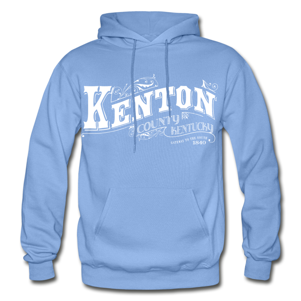 Kenton County Ornate Hoodie - carolina blue