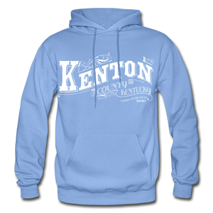 Kenton County Ornate Hoodie - carolina blue