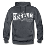 Kenton County Ornate Hoodie - charcoal gray