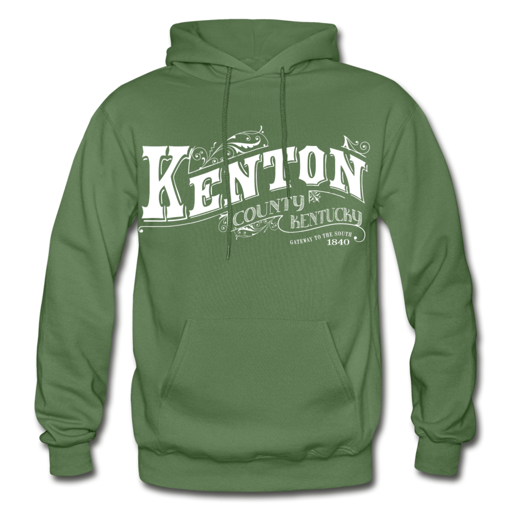 Kenton County Ornate Hoodie - military green