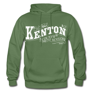 Kenton County Ornate Hoodie - military green