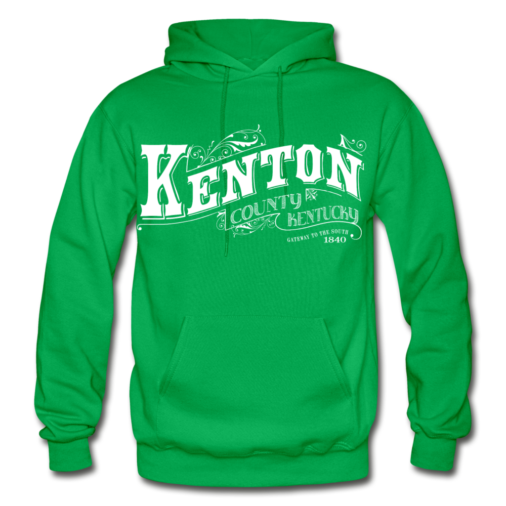 Kenton County Ornate Hoodie - kelly green