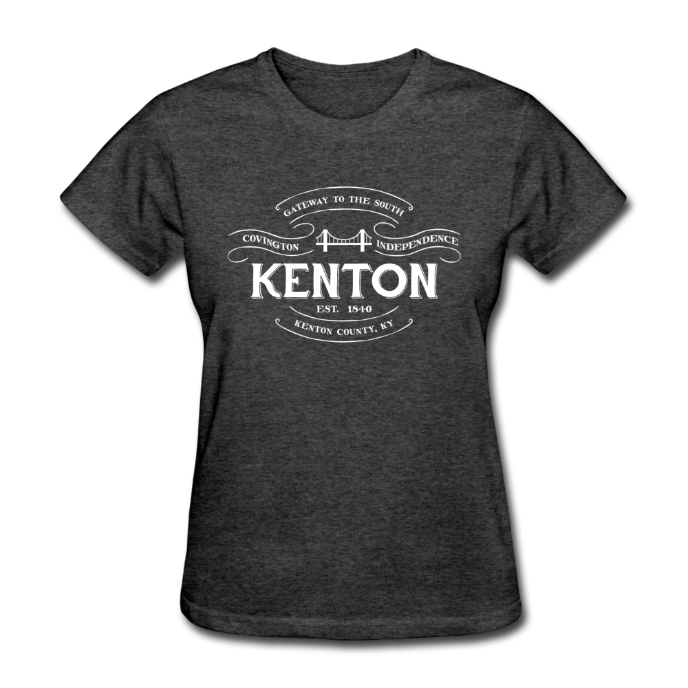 Kenton County Vintage Banner Women's T-Shirt - heather black