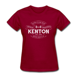 Kenton County Vintage Banner Women's T-Shirt - dark red